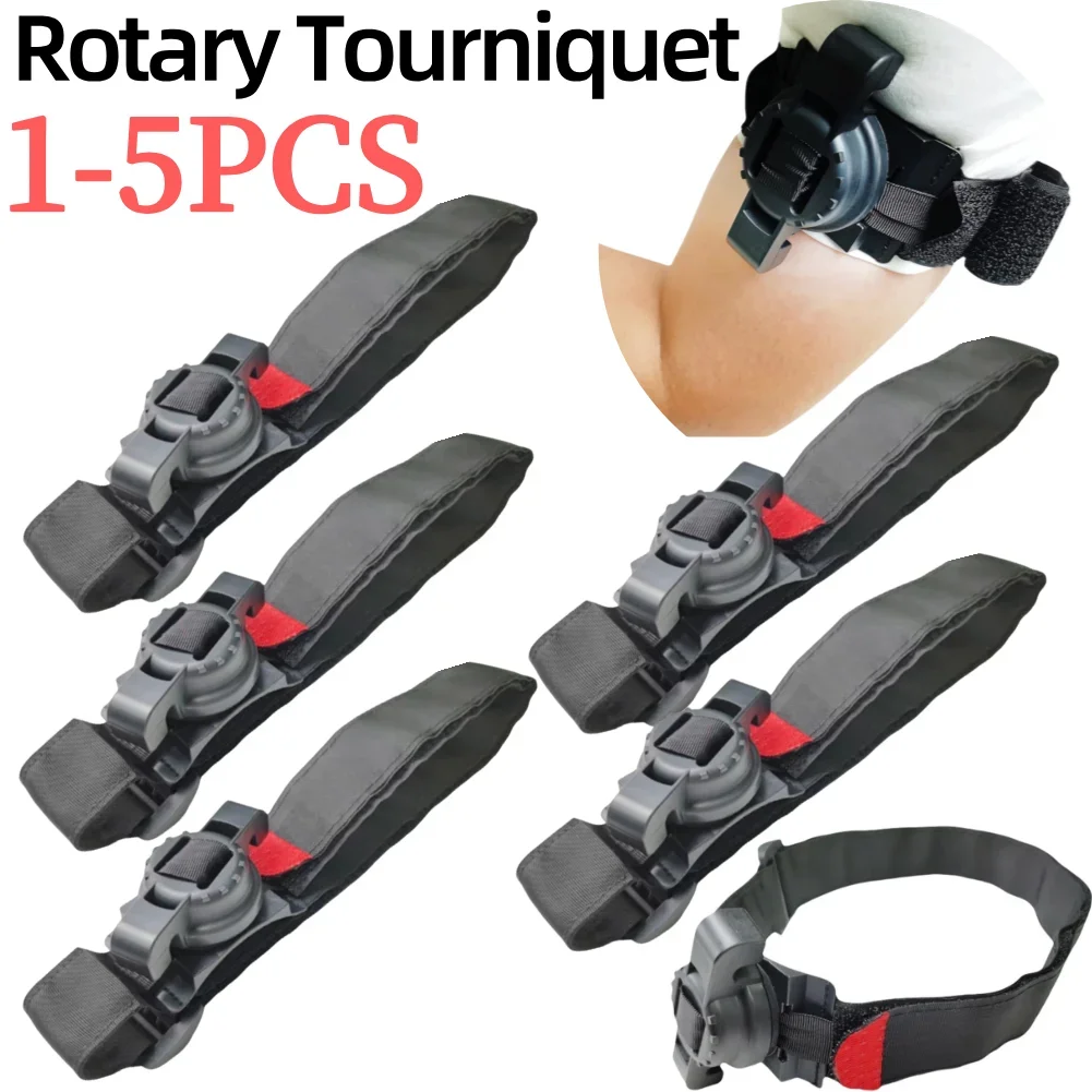 عاصبة دوارة عاصبة مدمجة فعالة عاصبة طوارئ سريعة متعددة الوظائف عاصبة الإسعافات الأولية للتخييم والمشي لمسافات طويلة #1