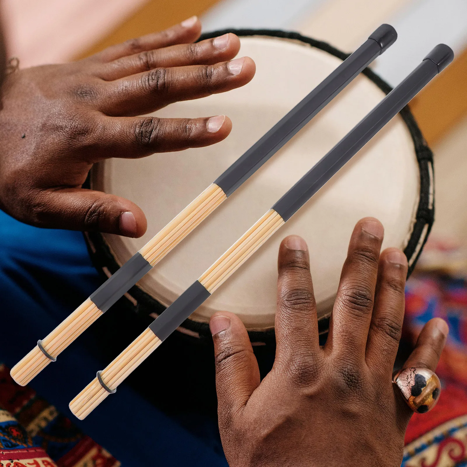 

Drum Kit Sticks for Adults Drumstick Practice Drumming Equipment Black Child