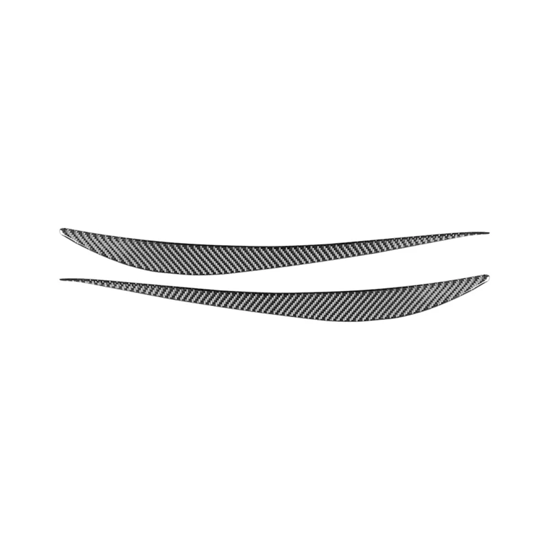 

Front Headlight Eyelid Eyebrow Cover Trim Accessories In Carbon Fiber For BMW 8 Series G14 G15 G16 2019-2022