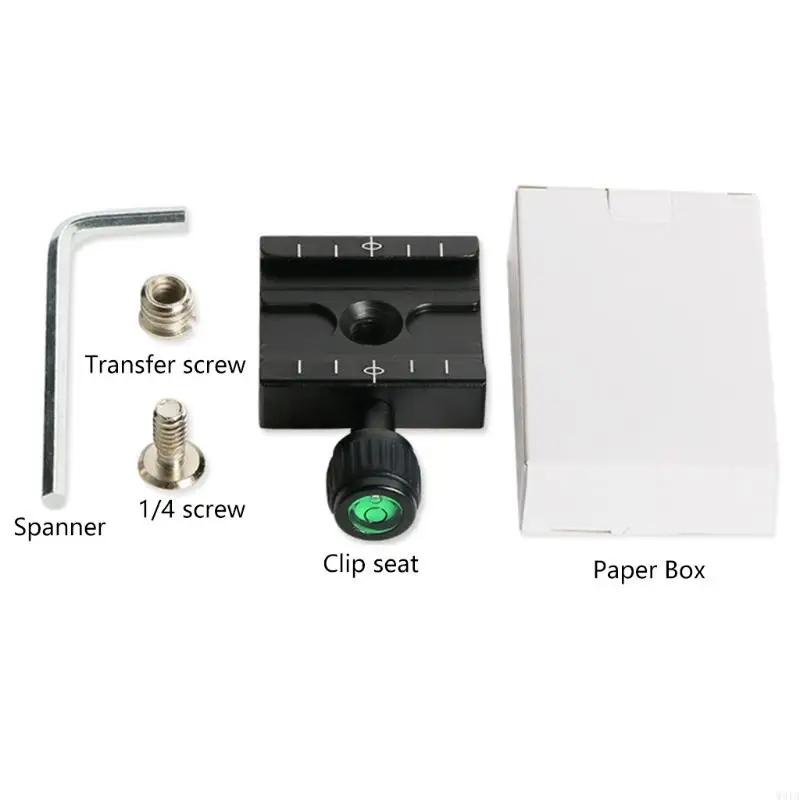 W91A Nhôm 50mm CRAMP Tấm giải phóng nhanh với các cấp độ bong bóng 3 tích hợp