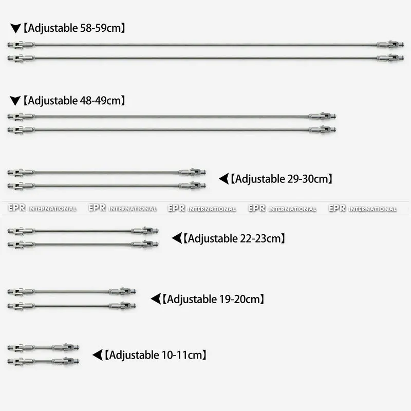 العالمي سيارة تعديل سبائك الألومنيوم رفع قضيب الجبهة الشفاه المفسد التعادل قضيب GT الذيل الجناح دعم قضيب #4