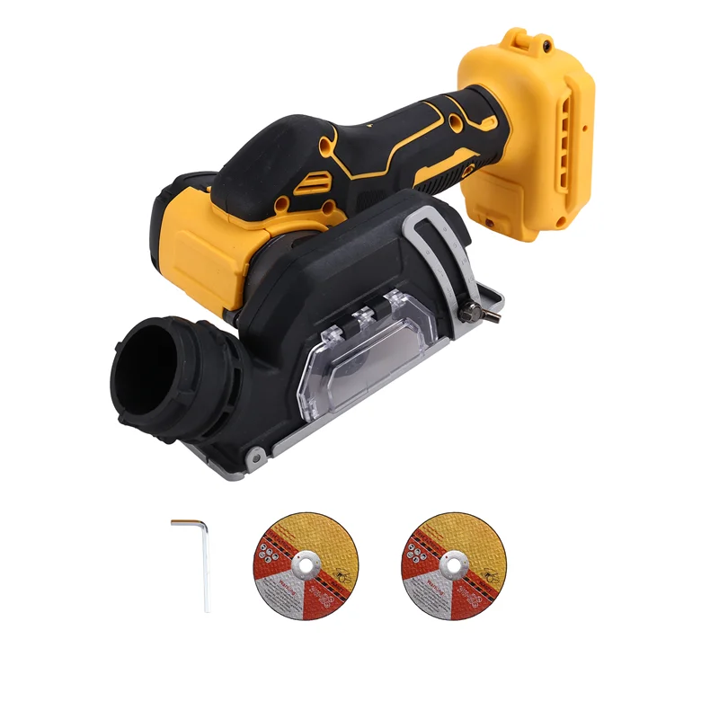 

P-Premium-3 дюймов мини-угловая шлифовальная машина Беспроводной электрический инструмент для резки циркулярной пилы Электроинструмент для батареи 18 В 20 В