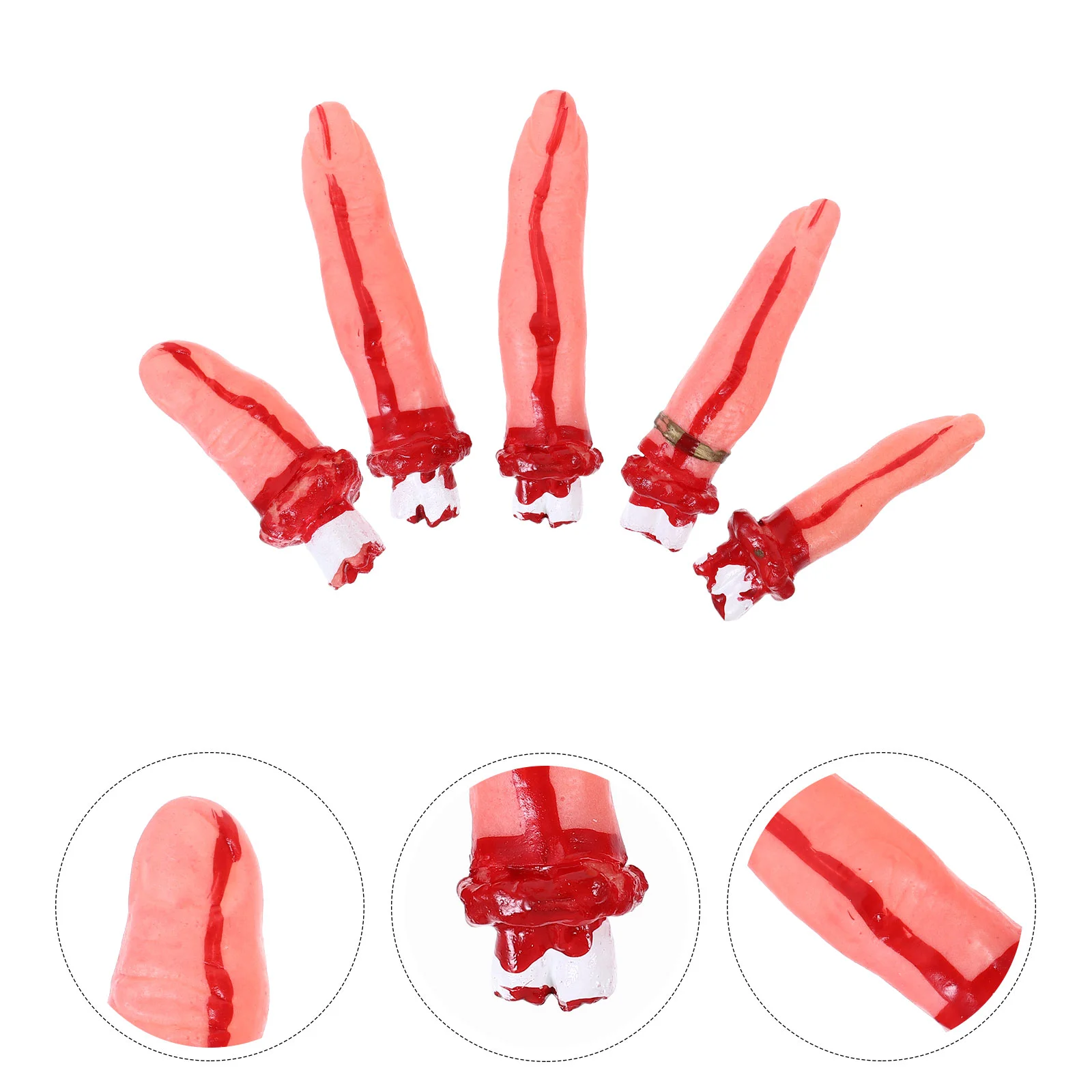 

Halloween Party Prop Prank Toy Toys Venue Setting Props Blood Finger Portable Fake Favor Decor