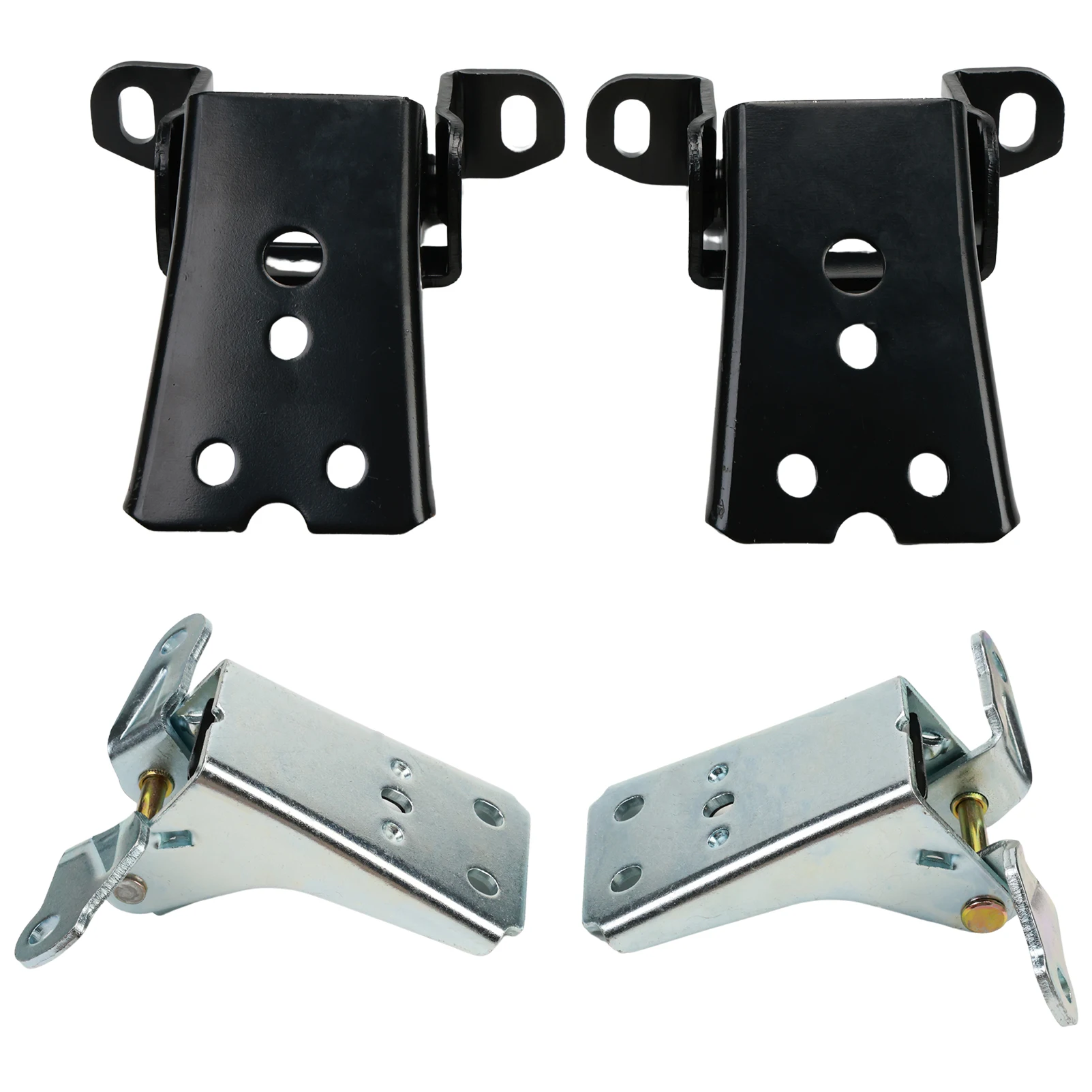 

4Pcs Door Hinge Upper & Lower & Left & Right Kit for Ford Bronco F150 F250 1980-1996 Passenger Driver Side E8TZ1522810A 925066