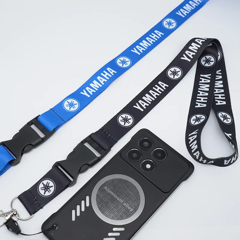 for Yamaha NVX NVX155 XMAX 125 250 300 309 XMAX300 QBIX AEROX JAUNS Motorrad Lanyard Nylon Printing Emblem Black Style Keychain