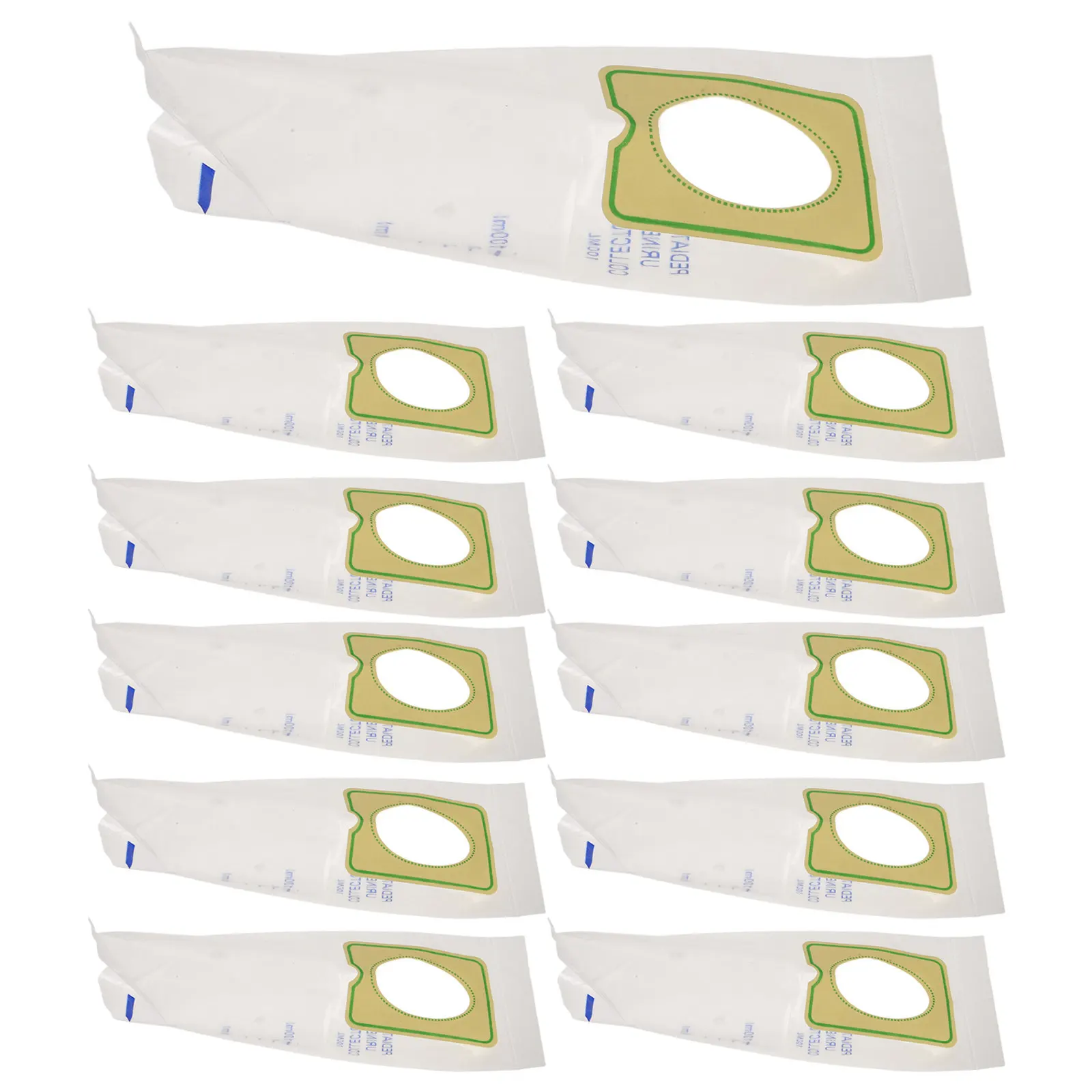 

25 шт. одноразовых пакетов для сбора мочи для младенцев, 100 мл, для ночного использования и путешествий, прозрачные, в индивидуальной упаковке