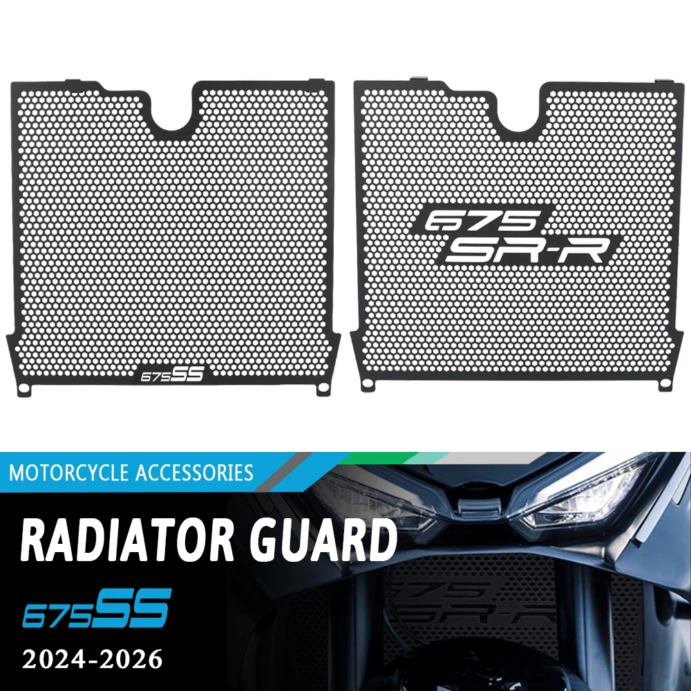 2024 2025 2026 675 SR-R 675 SS NK 675 Radiator Guard Protection Grille Cover Protector FOR CFMOTO CF MOTO 675SR-R 675NK 675SS