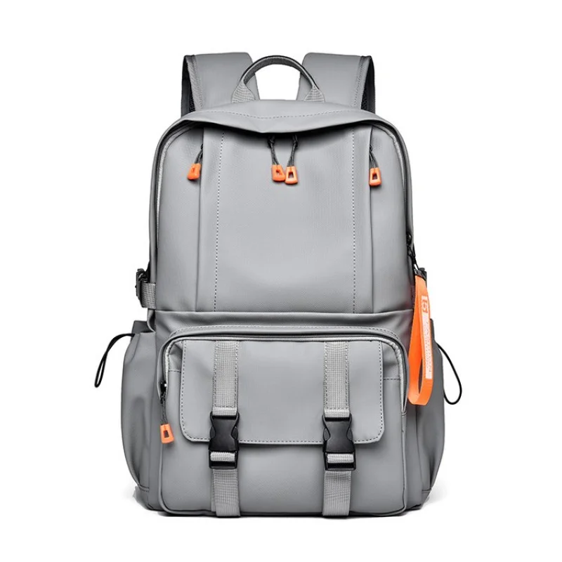 

Multifunctional Men's Business Backpack Multiple Pocket Computer Bag For Men Solid Color Large Capacity College Student Bagpack