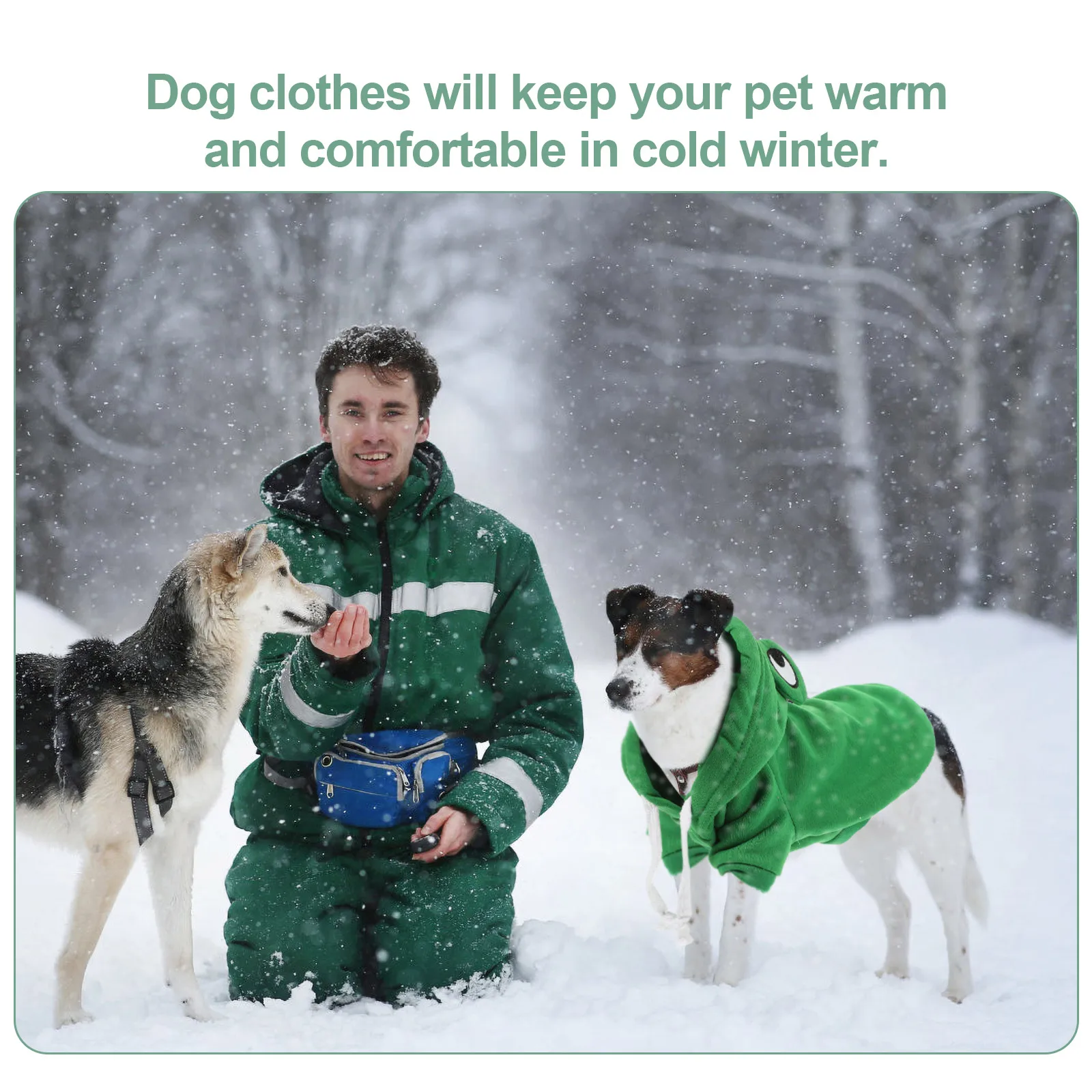 

Dog Sweater Clothes for Winter Puppy Shirts Dogs Hoodie Small Cute Outfits Polyester Clothing
