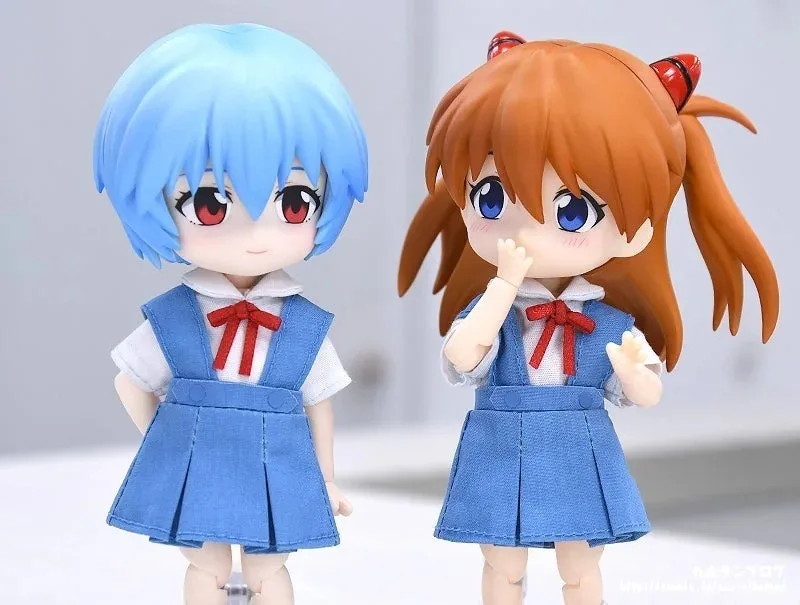 Oryginalny dobry uśmiech Nendoroid NEON GENESIS EVANGELION Anime rysunek Asuka Ayanami Rei figurka-Model kolekcjonerski ozdoby