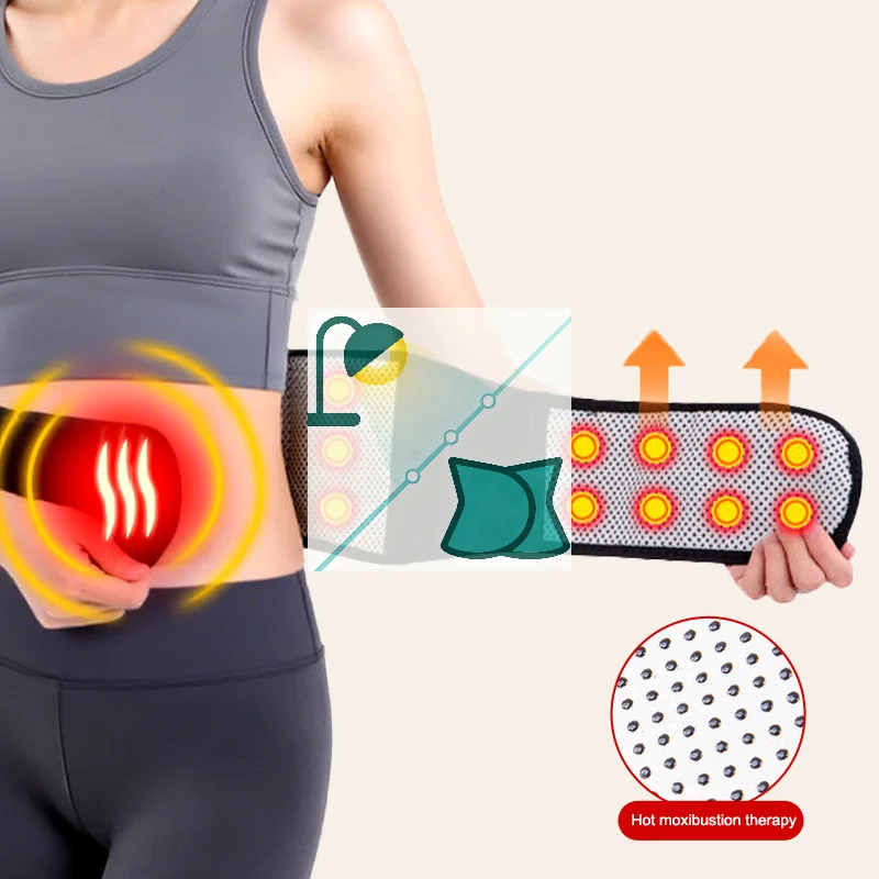 

Adjustable Magnetic Waist Belt Therapy Back Women Man Massage Steel Plate Support Protector Self-heating Massager Strap
