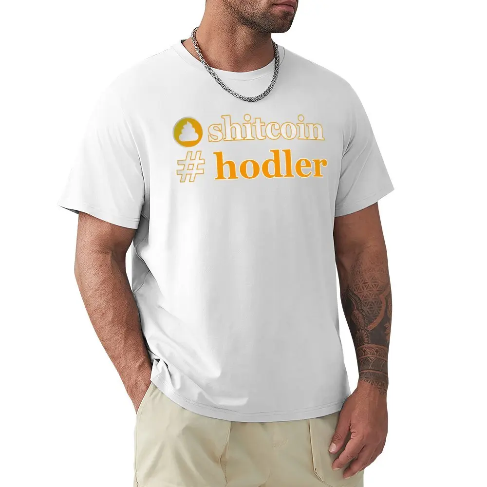 Shitcoin Hodler Essential Camiseta de cuello redondo Motion Funny, camisetas divertidas para el hogar, talla europea