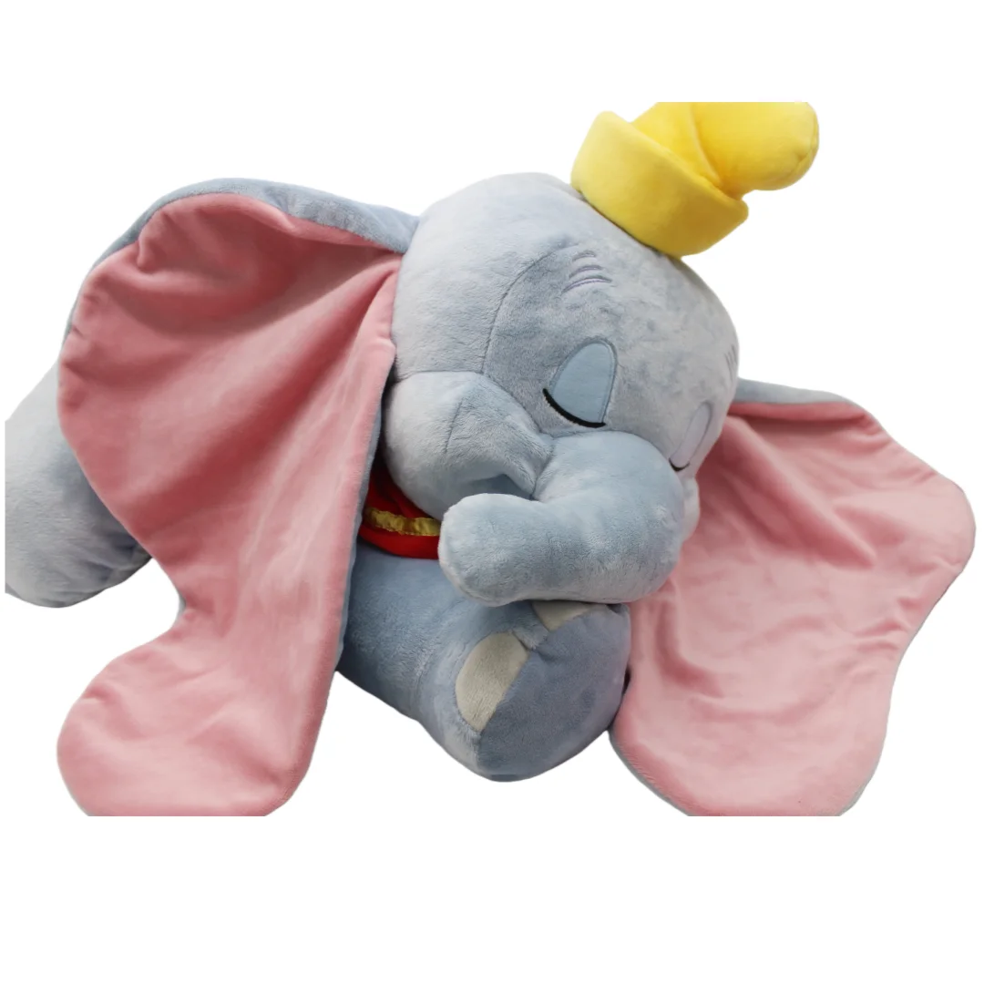 1 pezzo 55 cm originale Disney Dumbo peluche adorabile cartone animato elefante per bambini regalo anime regalo da collezione cuscino dumbo cuscino