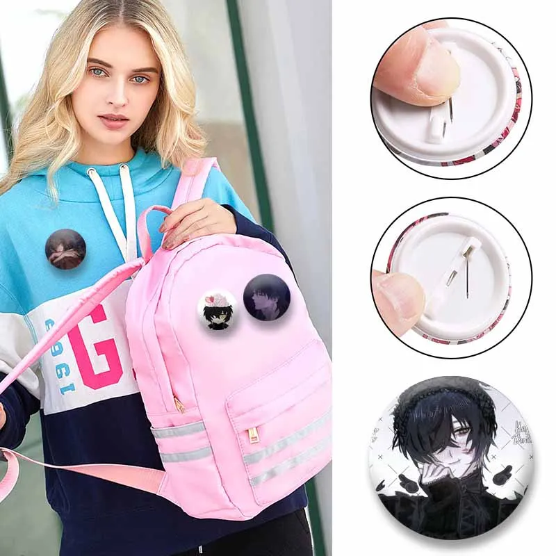 Cool Boy Kreatives Spiel Slow Damage Brosche Towa Rei Izumi Cartoon Anstecknadel Rucksack Hemd Kleidung Hut Schmuck Pins Accessoires – Detail 2
