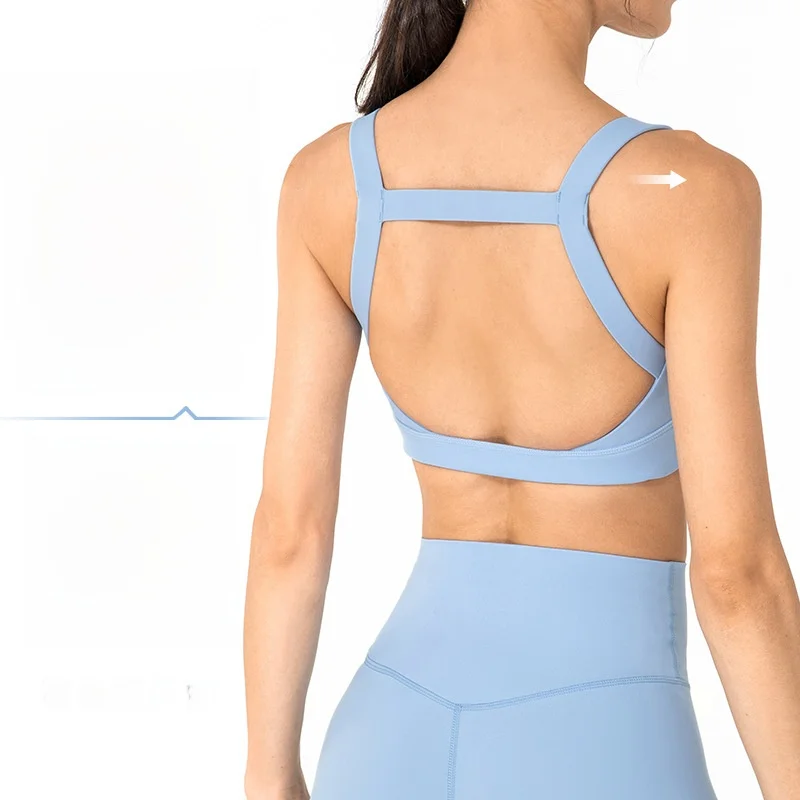 

Женский спортивный бюстгальтер, противоударный жилет для бега, фитнеса, одежда для йоги со съемной нагрудной подушечкой, категория фитнеса