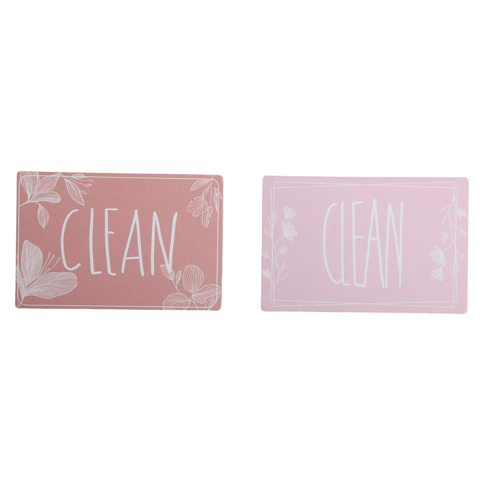 Kitchen Organization Magnetic Clean Dirty Sign Christmas Present Promotes Cleanliness Decorative Magnet 2PCS Set 9*6CM Size