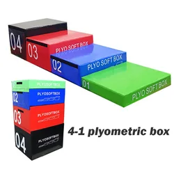 plyometric jump soft box stackable for children teenagers gymnastics plyo soft box with increased weight