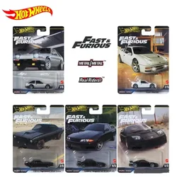 Original Hot Wheels Premium Car Fast & Furious Toys for Boys 1/64 Diecast Toyota AE86 Sprinter Trueno Plymouth Honda NSX-R Ford