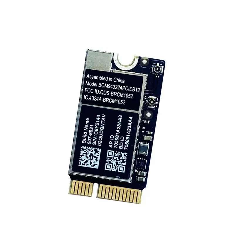 BCM943224PCIEBT2 300Mbps 2.4 및 5G 와이파이 블루투스 4.0, 미니 PCIe NIC, 맥 OS 맥북 에어 A1370 A1369 A1465 A1466