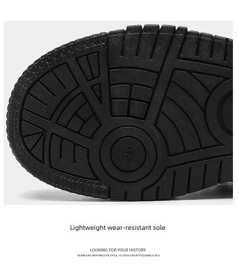 Herren Koreanische Freizeitschuhe mit Dicker Sohle für Alle Jahreszeiten, Weiche Rutschfeste Leichte Outdoor-Wanderschuhe, Flache Sportschuhe für Studenten – Detail 7