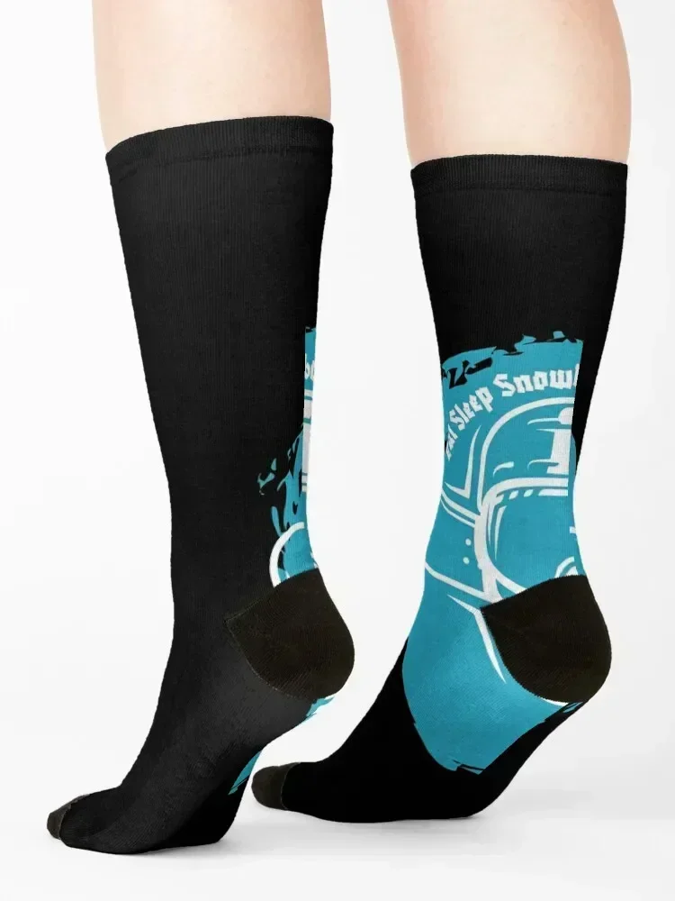 Eat Sleep Snowboarding Repeat 1 cool Socks Stockings man Men's gifts new year Men's Socks Luxury Women's