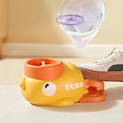 Funny Kids Flying Disc Air Rocket Launcher Duck Elephant Outdoor Fun Game Soaring with Flying Saucer Foot Jump Games Toys Gift