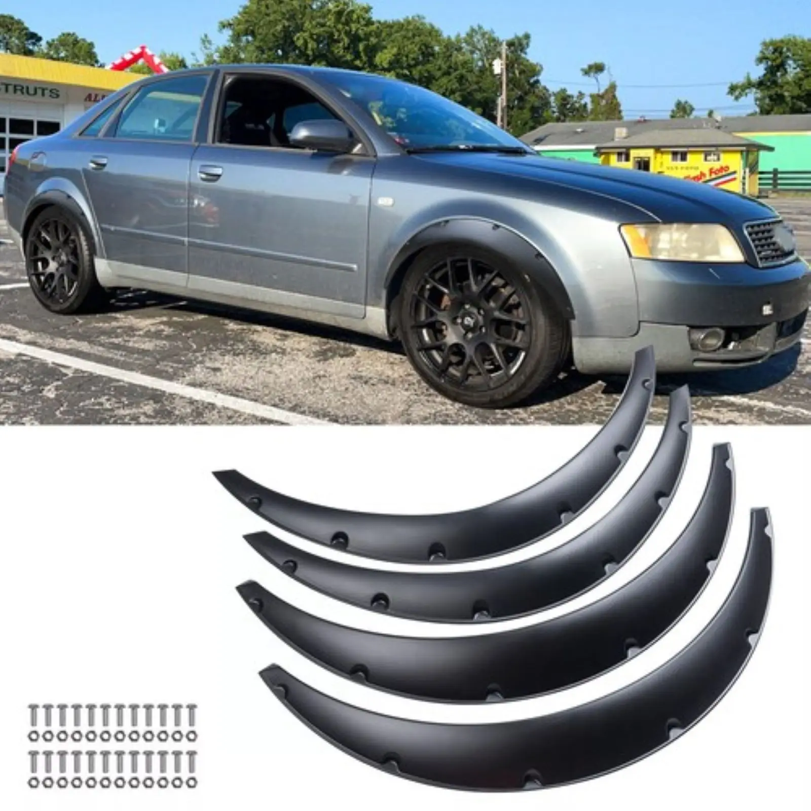 

Комплекты колесных арок очень широких расширителей крыльев для Audi A4 B6 2002-2005 гг.