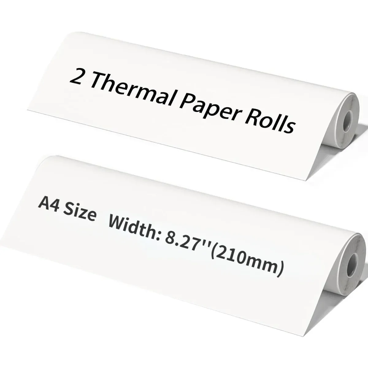 2Rolls Thermal Printing Rolls Paper 210x30mm For A4 Thermal Paper Quick-Drying Latter High Quality Material For Document Office