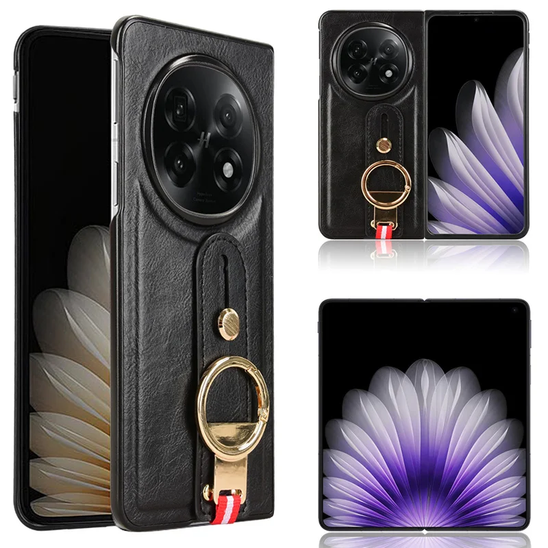 สําหรับ OPPO ค้นหา N5 N3 N2 N Crazy Horse มัลติฟังก์ชั่นแหวนสายรัดข้อมือเชือก Hard โทรศัพท์มือถือกรณีฝาครอบ