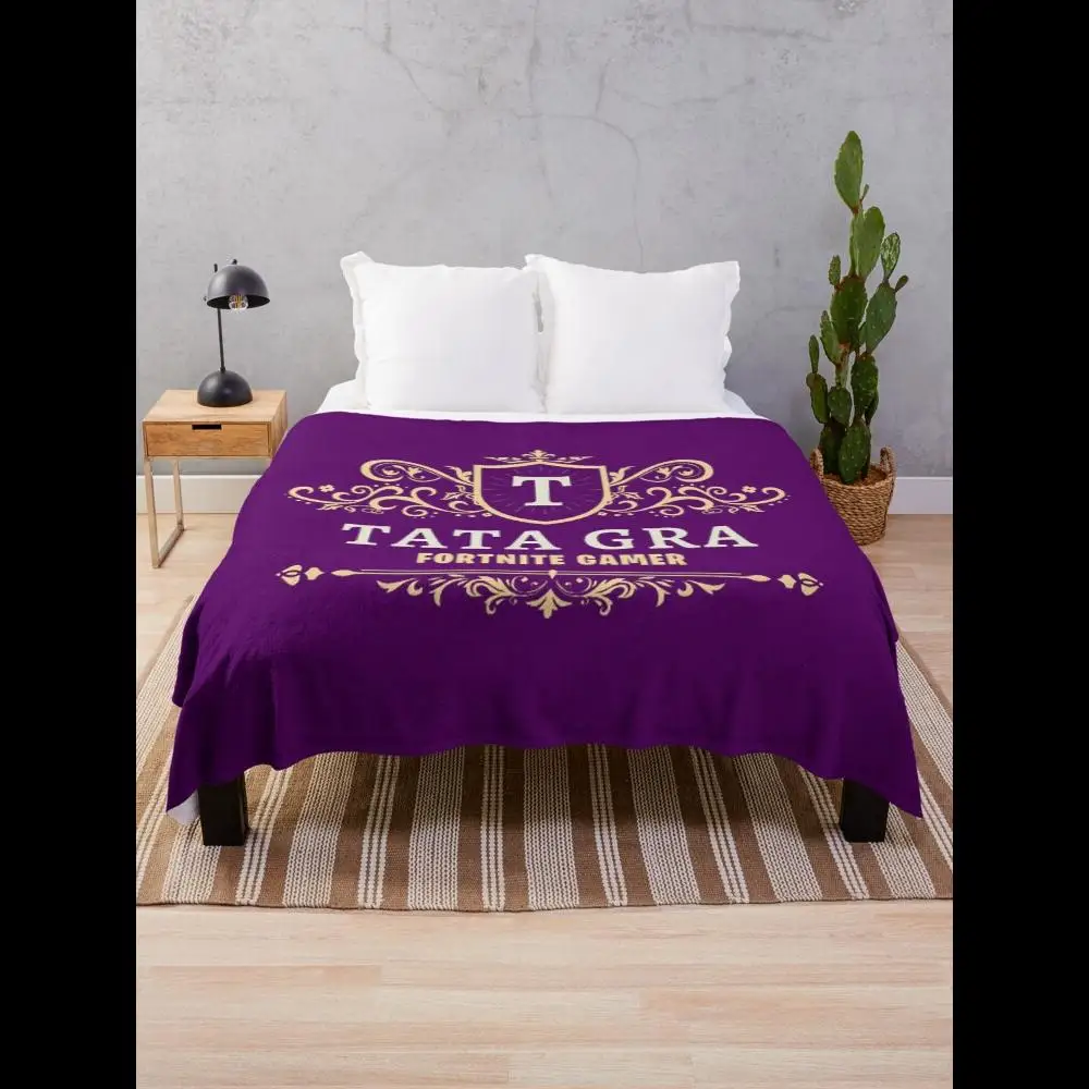 

Cozy YouTuber Tata Gra Throw Blanket Perfect for Couch Relaxation Home Textile Essentials