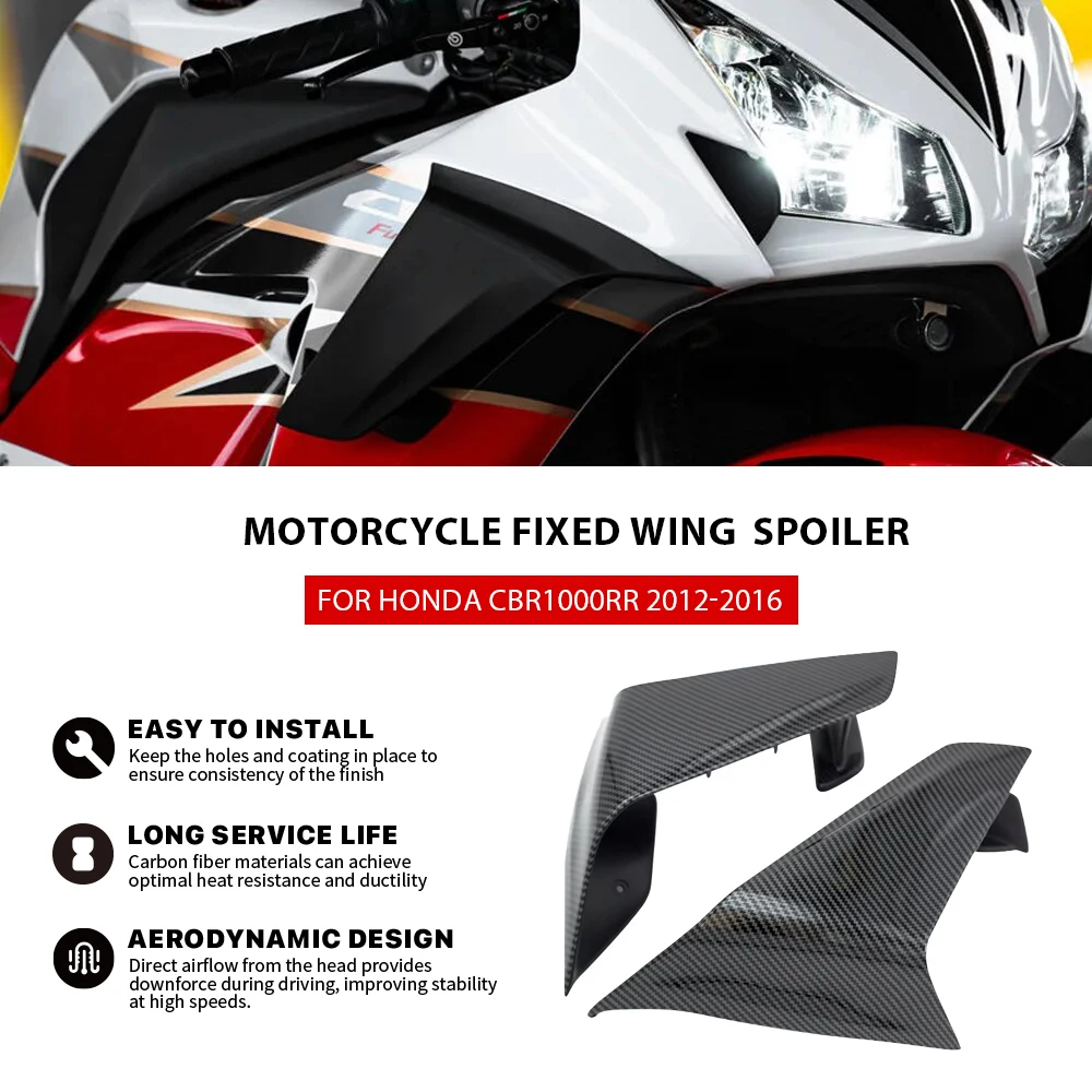 

For Honda CBR1000RR CBR 1000RR fixed wing, motorcycle fairing accessorie, side competitive fixed wing,Spoiler Winglet, 2012-2016