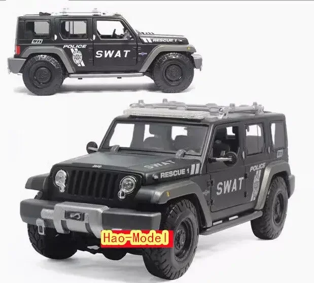 

Maisto1:18 For jeep Police Alloy Diecast Metal Car Model Kids Toys Boys Birthday Gifts Hobby Display Collection Ornaments Black