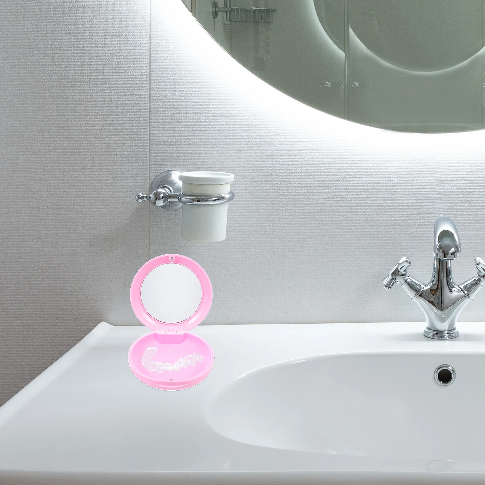 

Портативный держатель для зубов, чехол для протезов, гладкая поверхность, без заусенцев, легкий, легко чистится, безопасный чехол для хранения