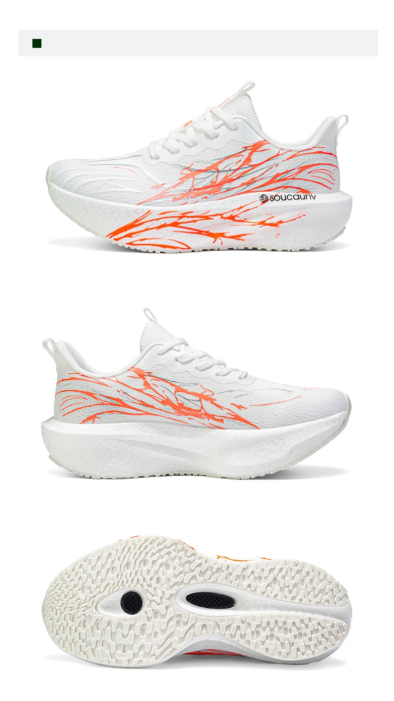 Marathon-Laufschuhe für Herren, leichte, bequeme Carbon-Board-Spezial-Sportschuhe für Damen, atmungsaktive, rutschfeste Sportschuhe – Detail 16