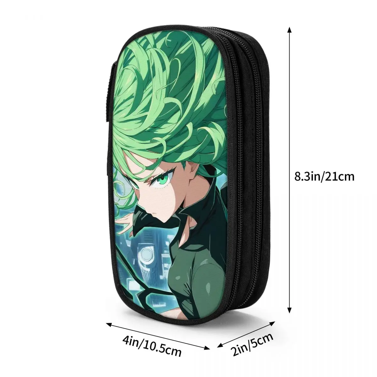 Tatsumaki One Punch Man Anime Pencil Case for Boy Girl School Pen Box Pencil Bag Stationery Supplies Pen Holder Bag