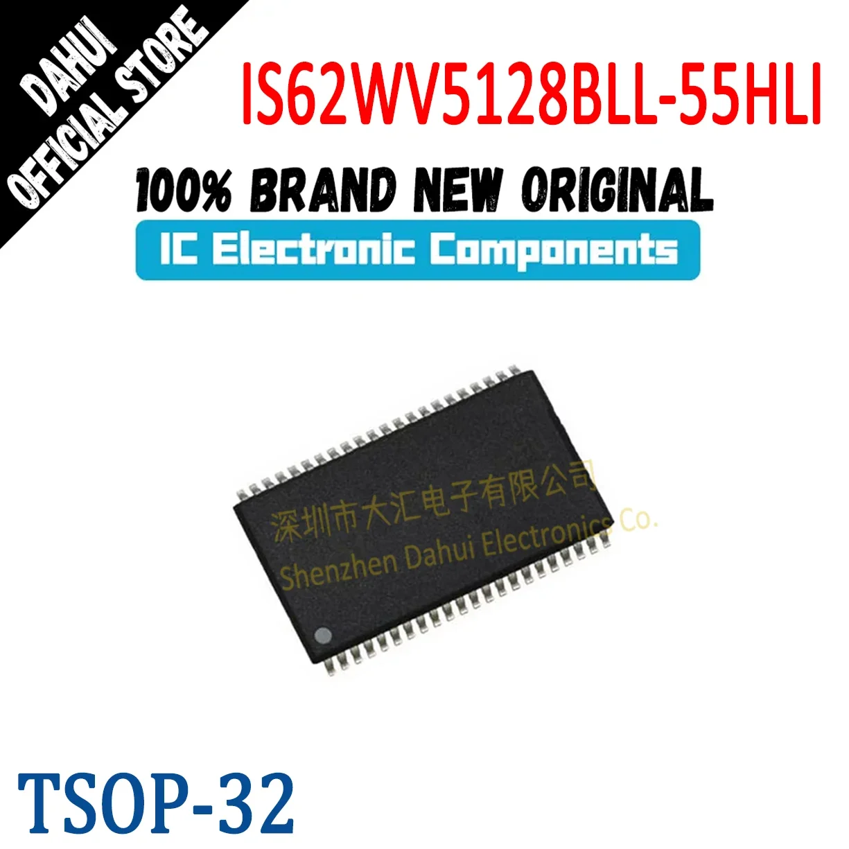 

IS62WV5128BLL-55HLI TSOP-32 Memory Brand New Original In Stock