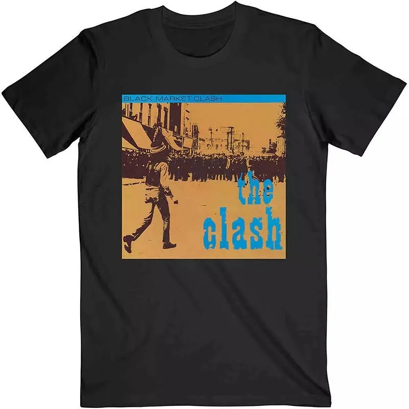 The Clash Collision Band London Calling, A Casual T-shirt Men's and Women's Luxury Band Brand Top Band Logo