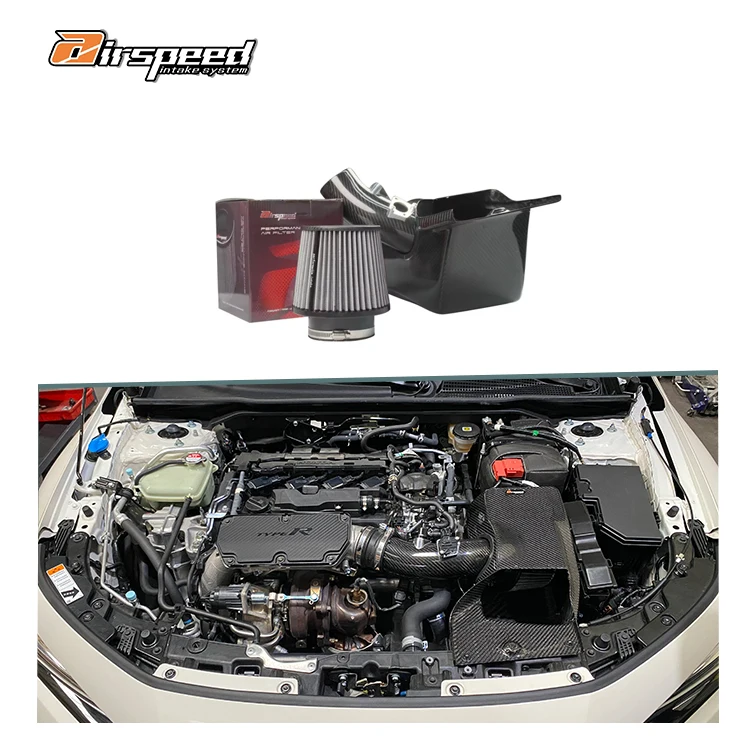 

100% Dry Carbon Fiber Cold Air Intake System for Honda Civic Type R FL5 2.0T
