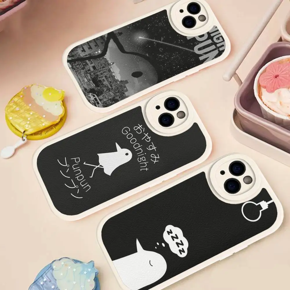 

Goodnight Punpun Hot Comics Phone Case For IPhone 11 12 13 14 15 16 Pro Max Plus Leather Cover