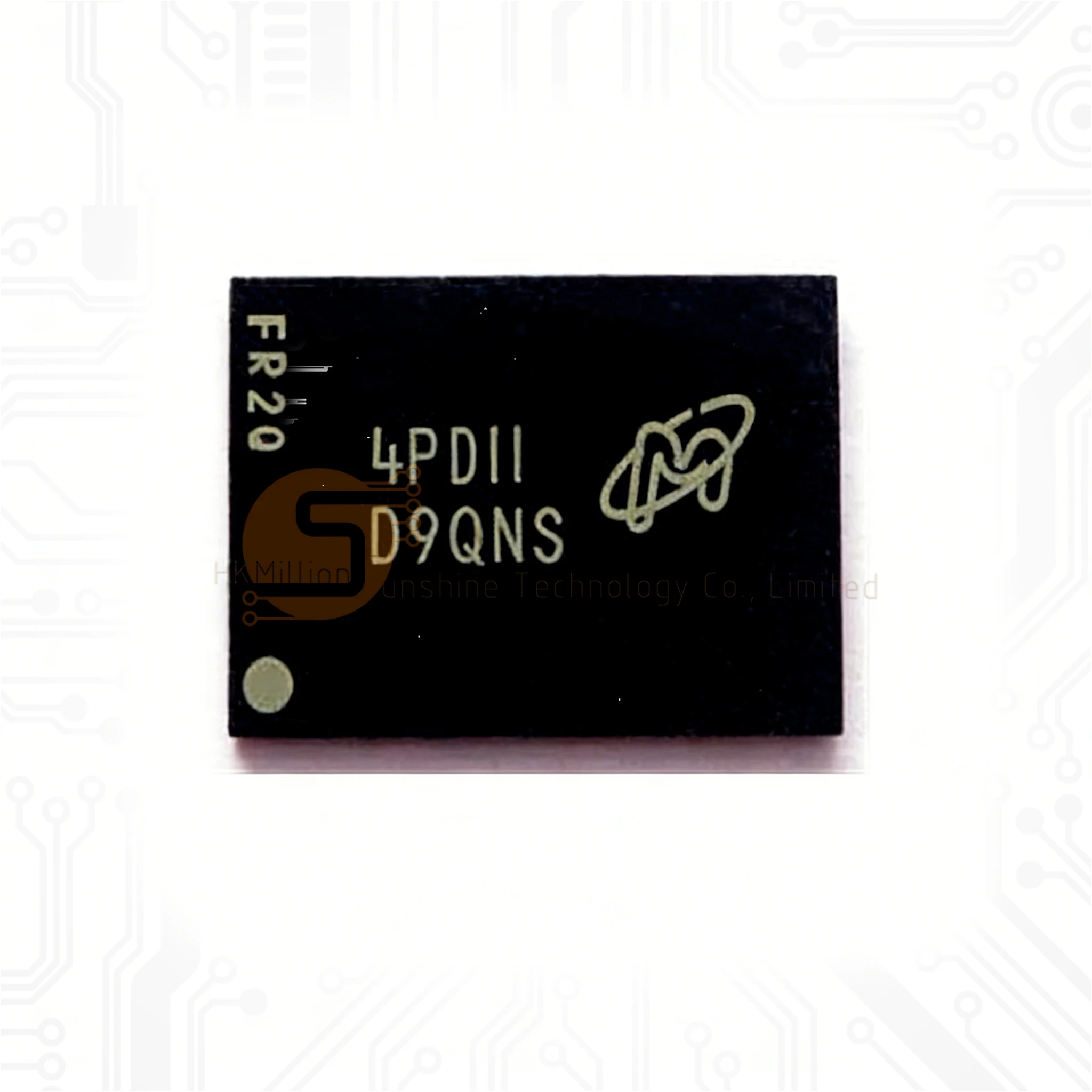 2pcs D9QNS MT41K512M16TNA-125:E DDR3L FBGA-96 SDRAM Chip 8Gb 512Mx16 1600MHz Memory IC