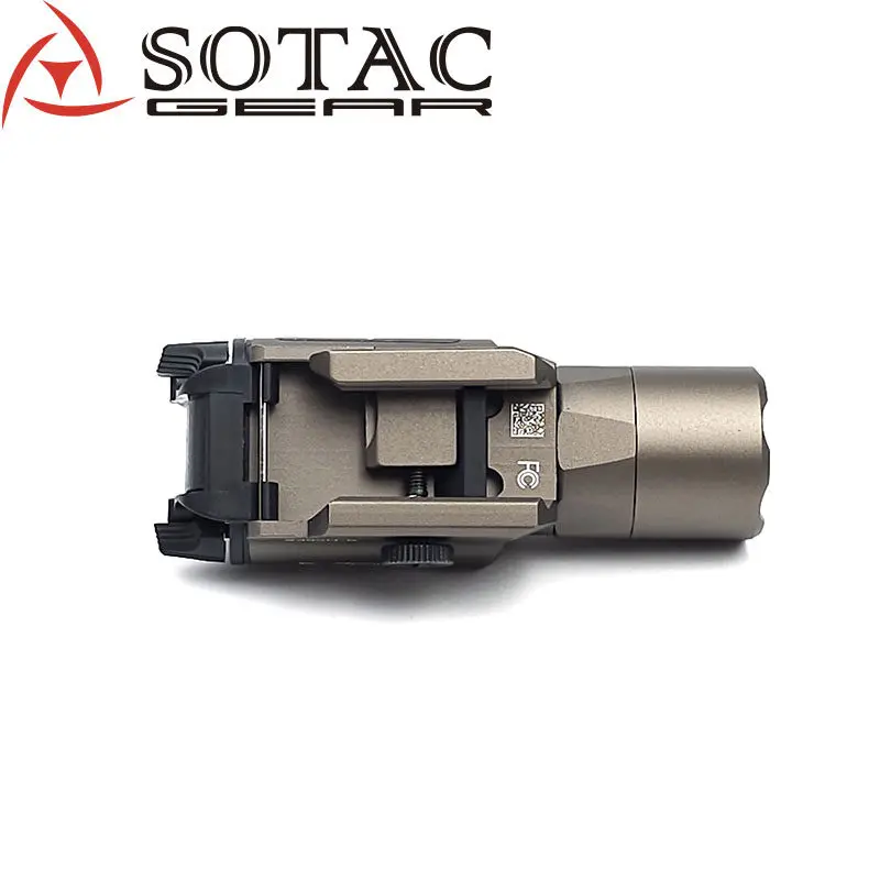 SOTAC Taktische X300U-B X300UB Scout Light Airsoft Hängeleuchte Stroboskop LED Jagd Metall X300U-B Taschenlampe Passend für 20mm Schiene – Detail 6