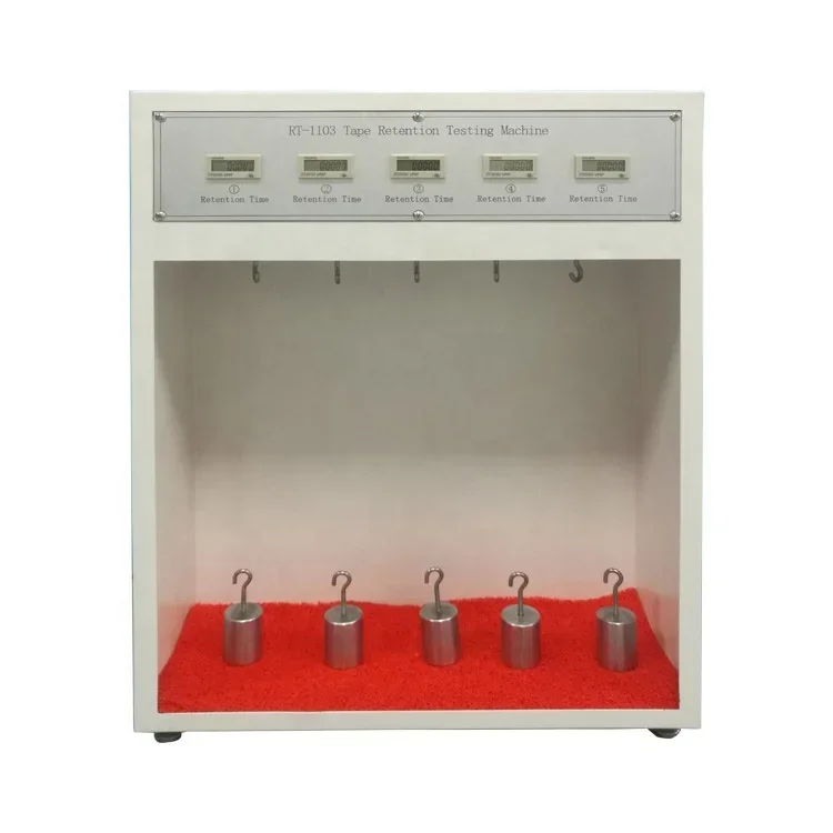 ISO 29863 5 Groups Room Temperature Self Adhesive Tapes Static Shear Holding Tester