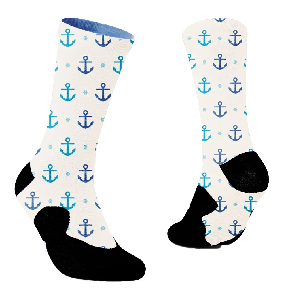 Calcetines divertidos con estampado de moda para hombre y mujer, medias deportivas para fútbol, baloncesto, correr, parejas, novedad