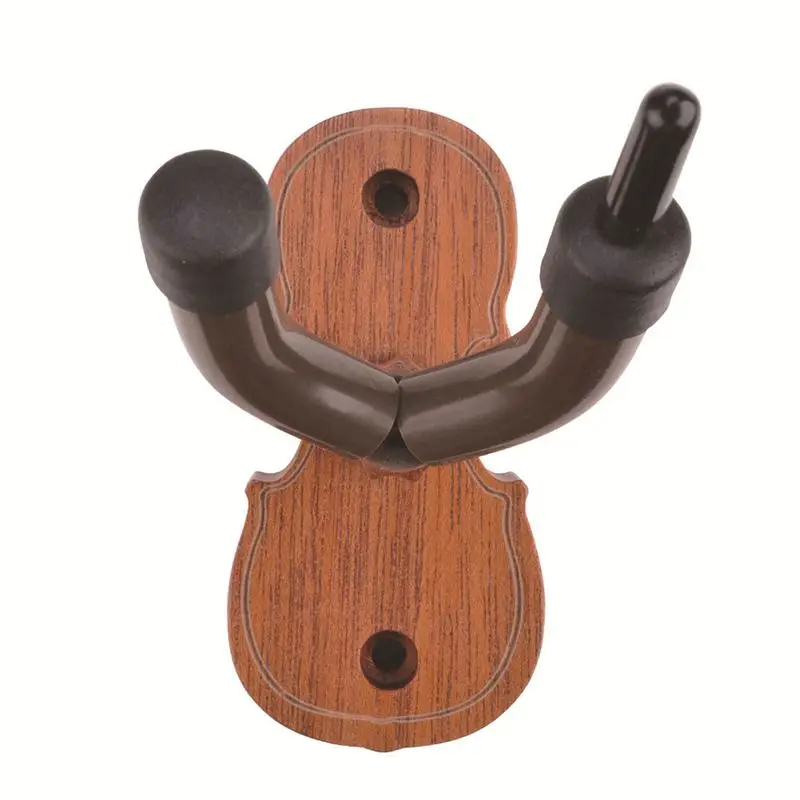 

HOES-10X New Wall Mount Violin Hanger Hook With Bow Holder For Home & Studio(Mahogany)