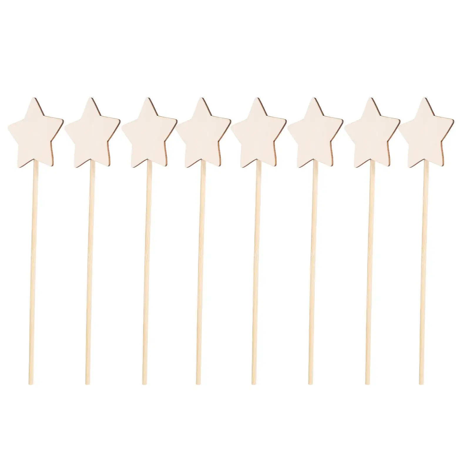 

8 Pcs Fairy W Unfinished Wooden Diy Craft Fairy Stick Drawing H Painting Drawing Tool