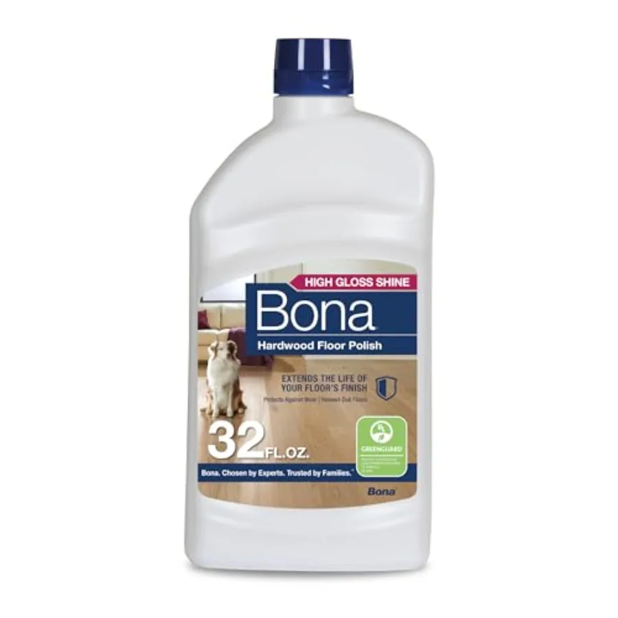 

Bona oor Polish Shine Polish for Wood oors Protects and Renews Dull ooring Covers 500 sq Feet