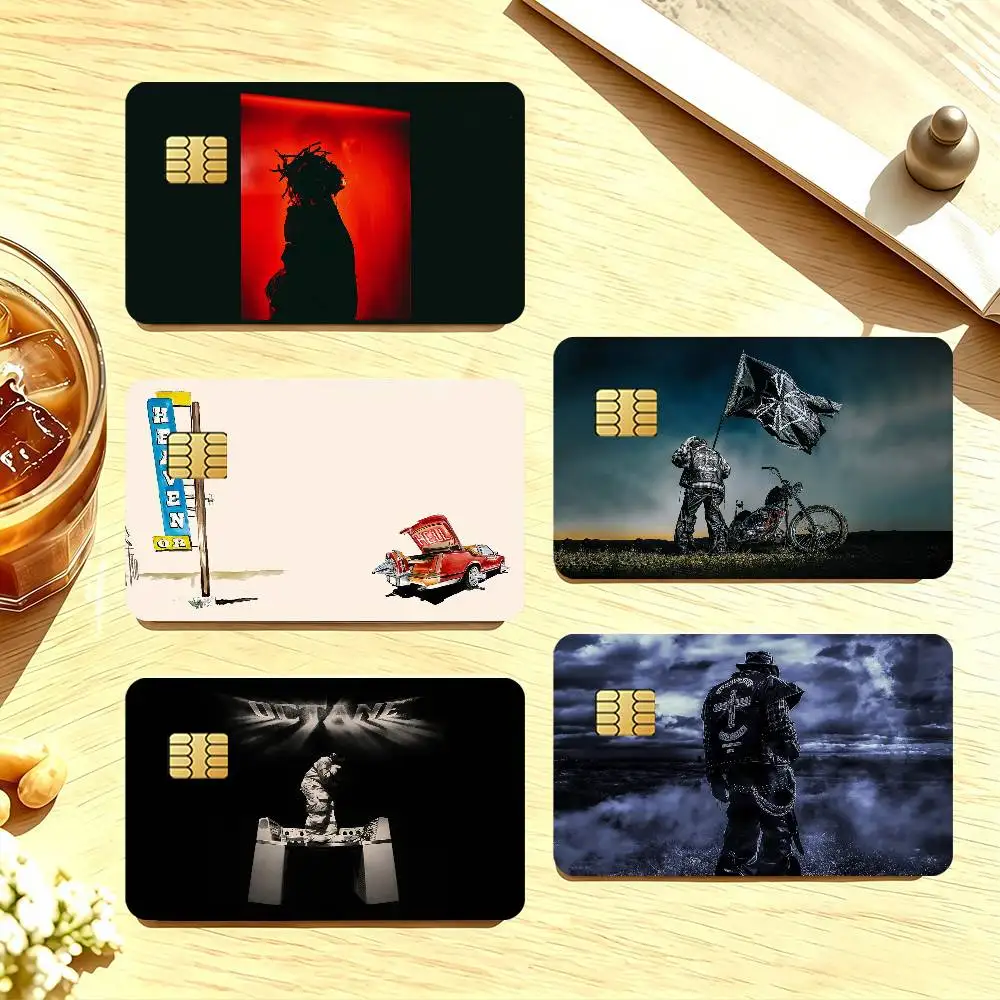 Singer D-Don Toliver Credit Card Stickers For Bank Card Bus Metro Cards Waterproof Anti-Scratch Gift 4PCS