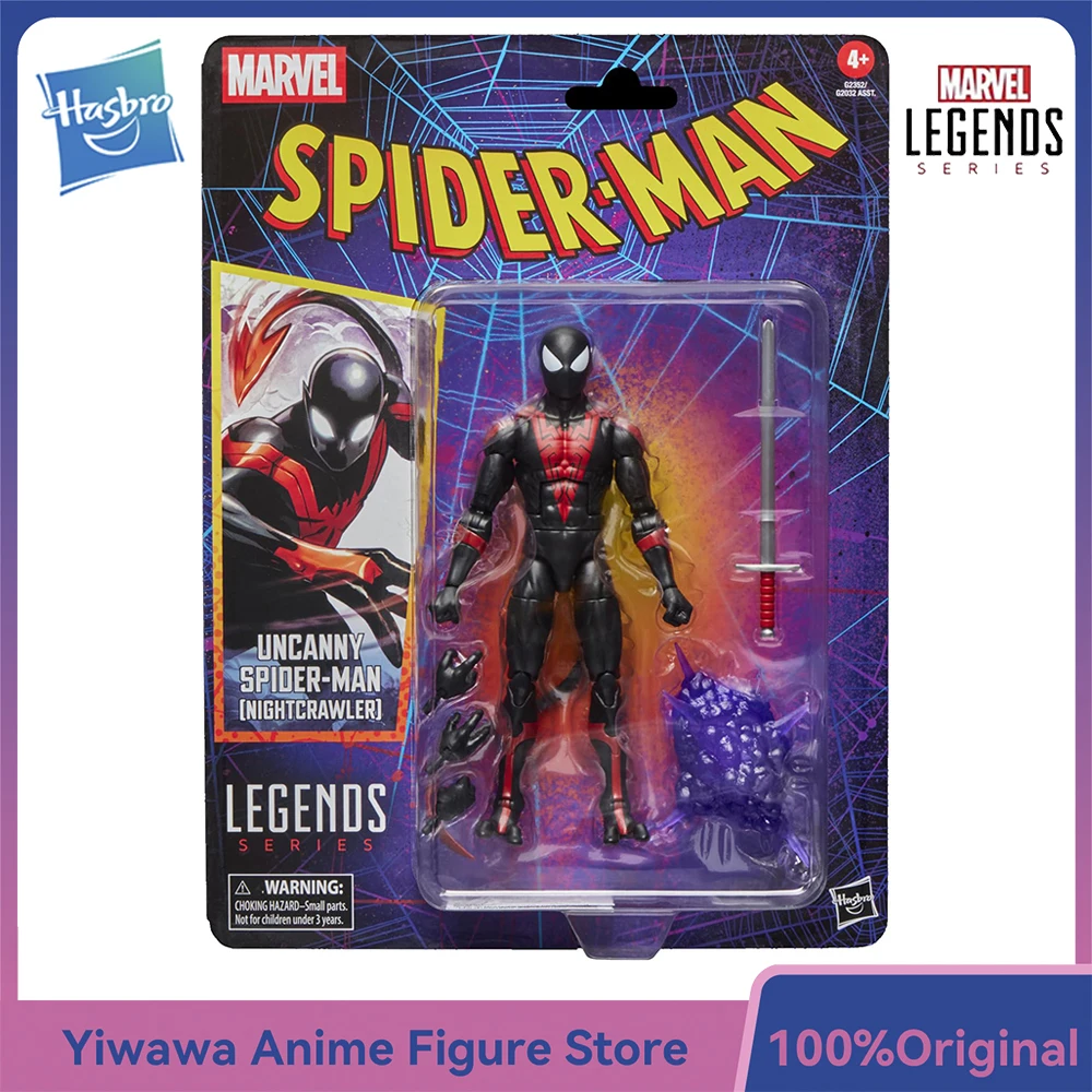 

[В наличии] НОВАЯ серия Hasbro Marvel Legends Uncanny Spider-Man (Nightcrawler) 15 см Ретро-фигурка с открытой спиной Модель Орнамент Игрушки