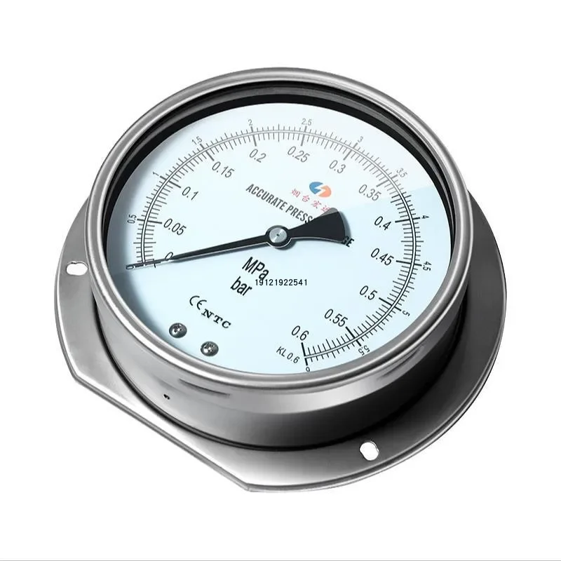 Equipped With Railway Construction Warehouse Precision Pressure Gauge Yantai Hongyuan Herrick 0-4bar 0-6bar 0-10bar.