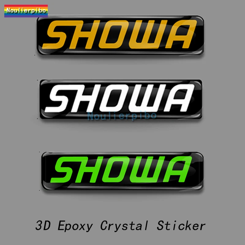 

3D Stereo Fashion Epoxy Resin SHOWA Dome Car Sticker PVC Car Phone Trolley Case Piano Guitar Office Supplies Laptop Vinyl Decals